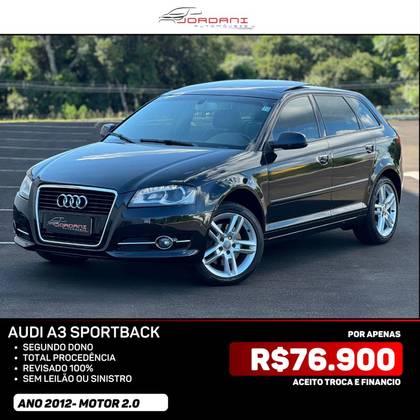 AUDI A3 2.0 TFSI SPORTBACK 16V GASOLINA 4P S-TRONIC